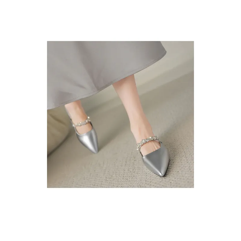 ZHR Rubber Sole Slip Resistant Wrap toe Slippers Women's-12