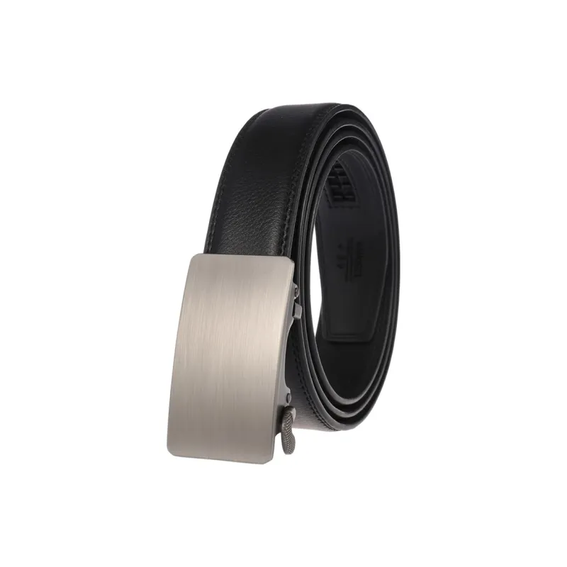 Yalu Preferred Cow Split Leather Belts Men's Width 3.5cm-1