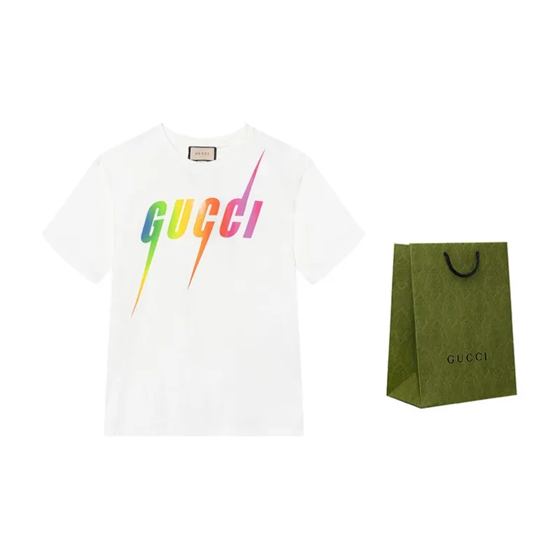 GUCCI T Shirts Men Ecru-2