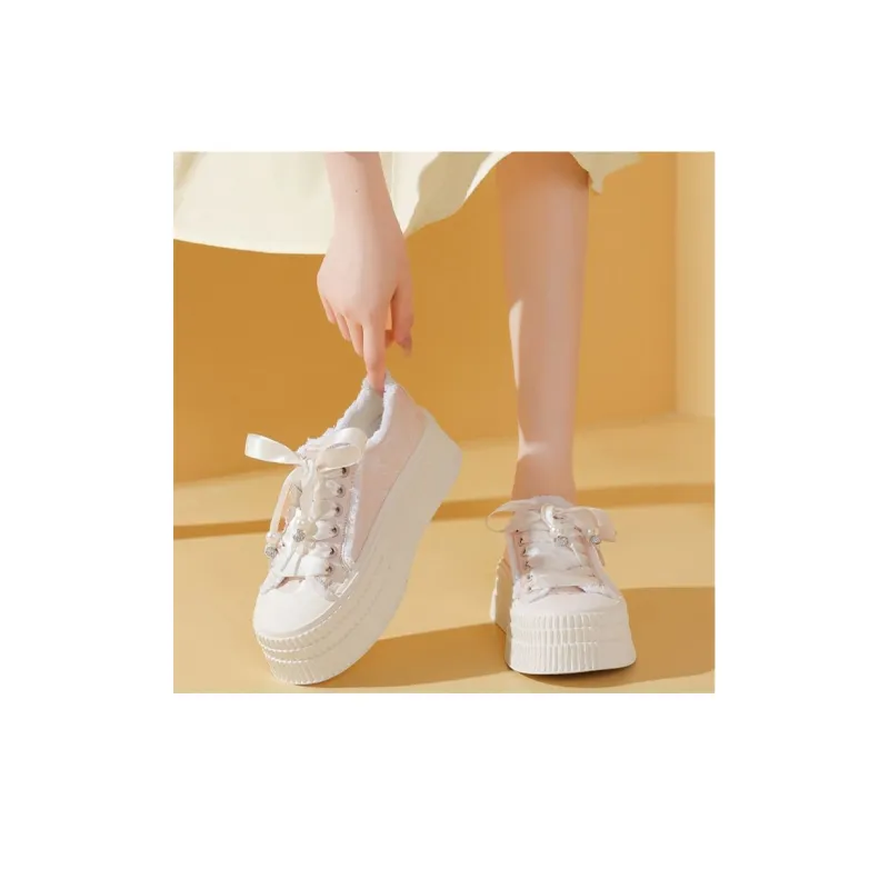 JOSINY Slip Resistant Cushioning Wear Resistant Breathable Supportive Low Top Skateboard Shoes Women's-13