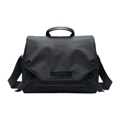 VIHUS Oxford Crossbody Bag One Shoulder Handbag Regular Men's Black