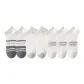 2 White Gray Stripes+2 White Triangle+3 White Letter