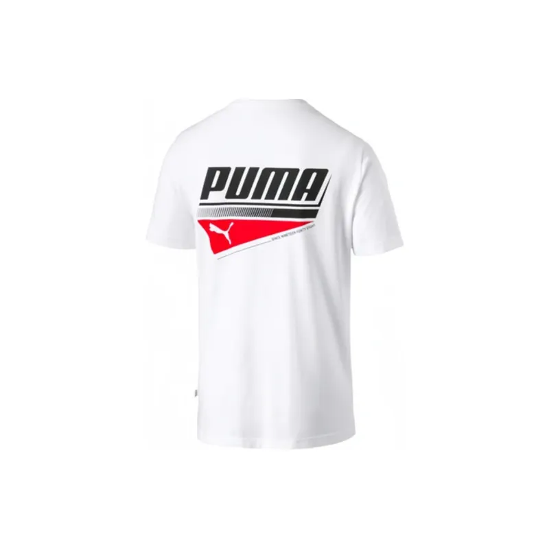 PUMA T Shirts Men White-1