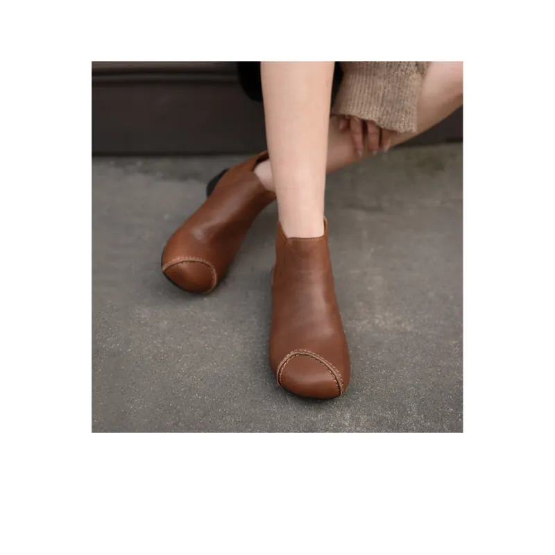 ARTMU Ankle Boots Women's Brown/Black-7
