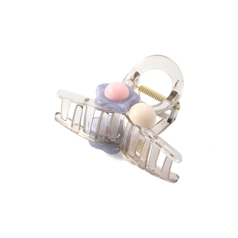 ZANC Hair Clips Women's White Pink Green Blue-17