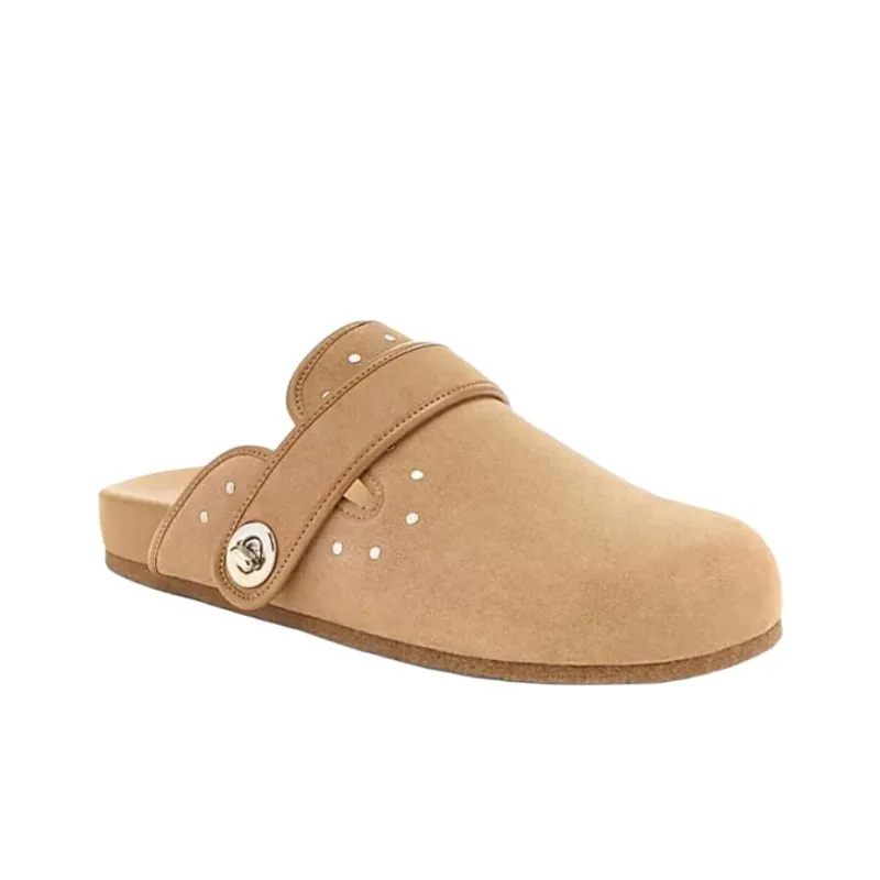 COACH Blake Closed Toe Slippers Women's Brown-2