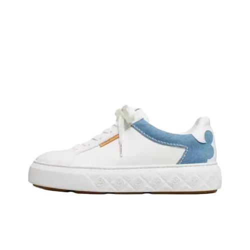 TORY BURCH Ladybug Low-Top Skateboard Shoes Women's White