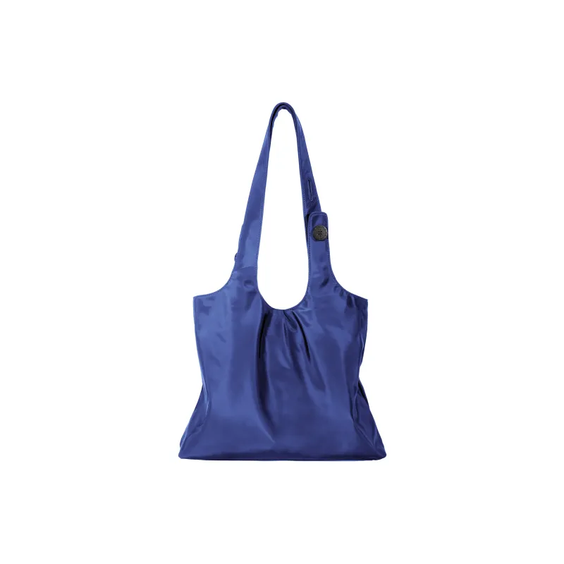 NAUTICA Nylon Shoulder Bag Small Size Unisex Royal Blue/Black/Brown-3