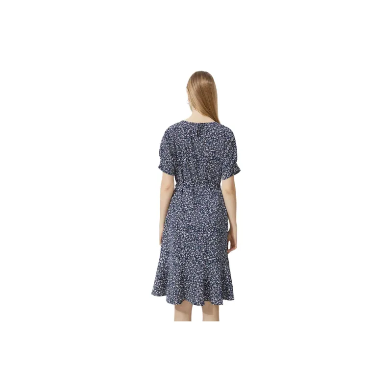 Hush Puppies Short Sleeved Dresses Women's Dark Blue-1
