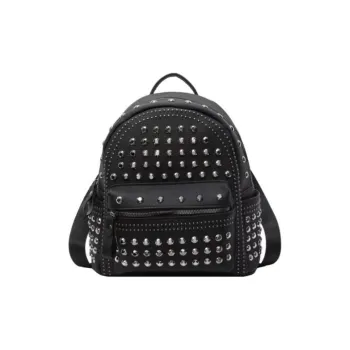 RKM Pu Backpack Regular Women's Black/Pink/Ecru/Khaki