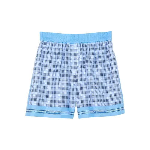 Burberry Checked Silk Shorts