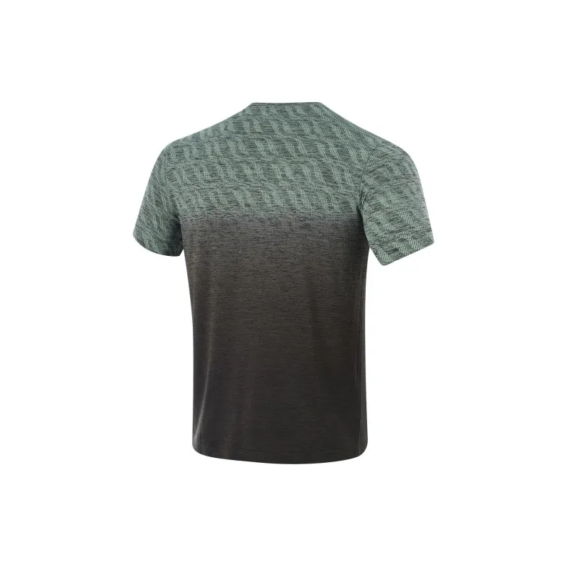 LiNing Professional Basketball Series T Shirt Men's Dynamic Green/Obsidian Gray-1