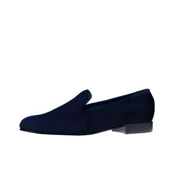 CROCKETT & JONES Albert Loafers Men's Marine Blue
