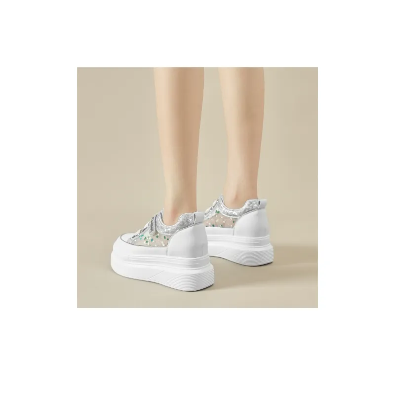 CARDANRO Low Top Slip on Hook and Loop Skateboard Shoes Women's-6