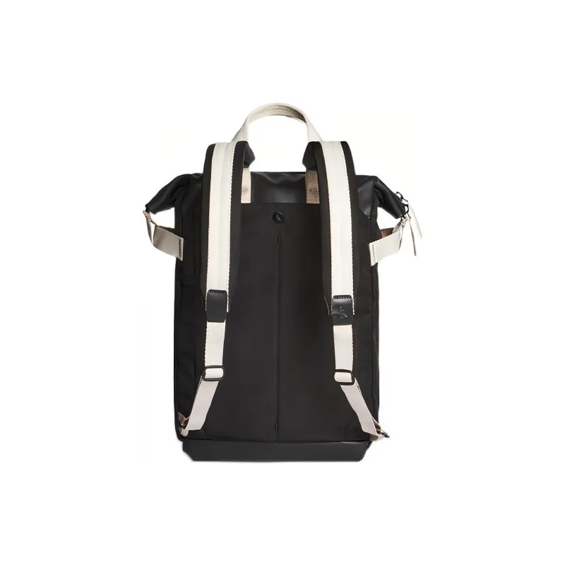 BELLROY Genuine Leather With Recycled Fabric Panel Backpack Regular Men's Black-2