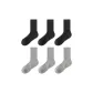 Black Long Shaft 3-Gray Long Shaft 3[6 Pack]