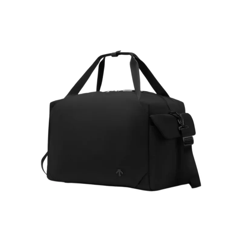 DESCENTE Twill Material Fabric Shoulder Bag, Crossbody Bag, Handbag Regular Unisex Black-1