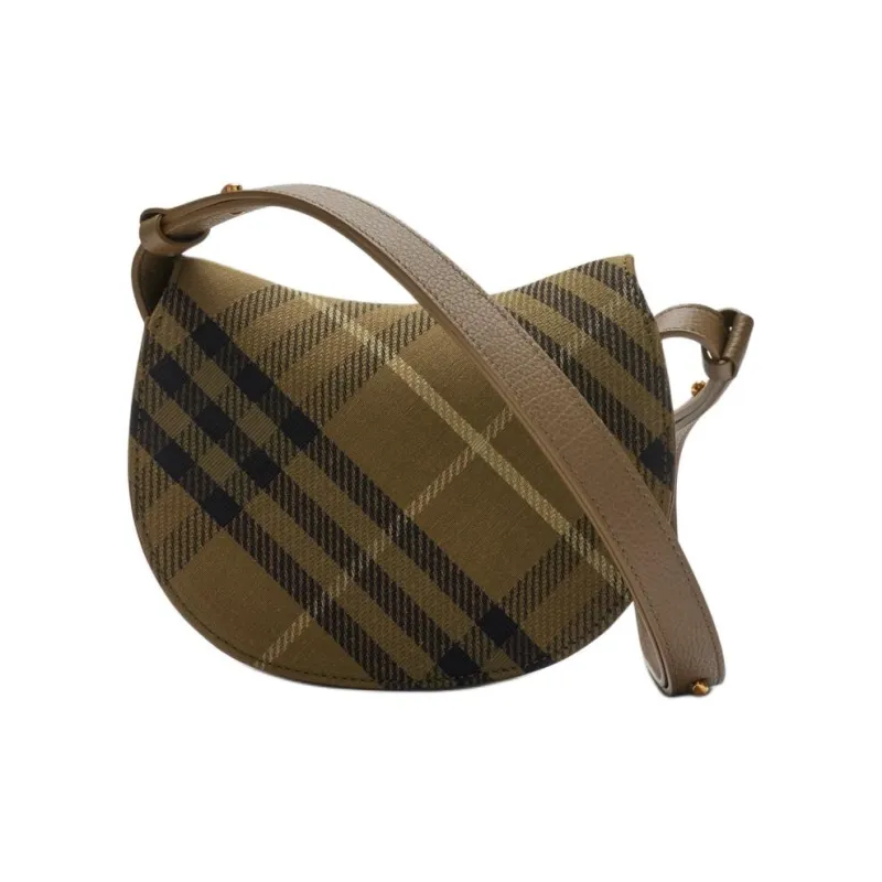 Burberry Rocking Horse Cotton Saddle Bag Handbag, Shoulder Bag Women's Valley Color-2