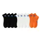 4 Black+4 White+2 Bright Orange