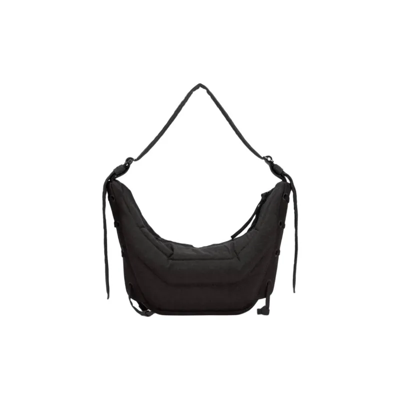 Lemaire Polyamide Croissant Bag, Handbag, Shoulder Bag, Crossbody Bag Small Size Unisex Black-2