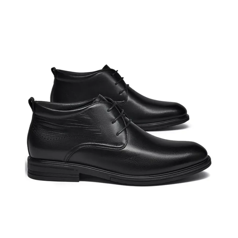 HARSON Derby Casual Shoes Men's Black-2