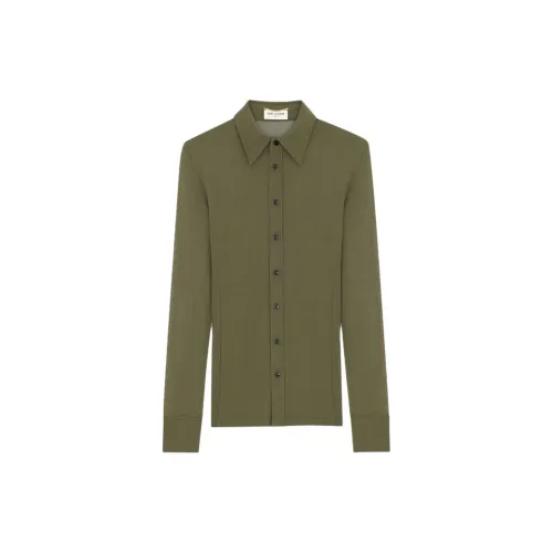 SAINT LAURENT Shirts Women's Green