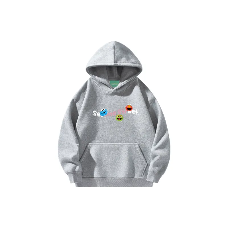 SESAME STREET Sweatshirt Thickened And Fleece Lined Unisex-14