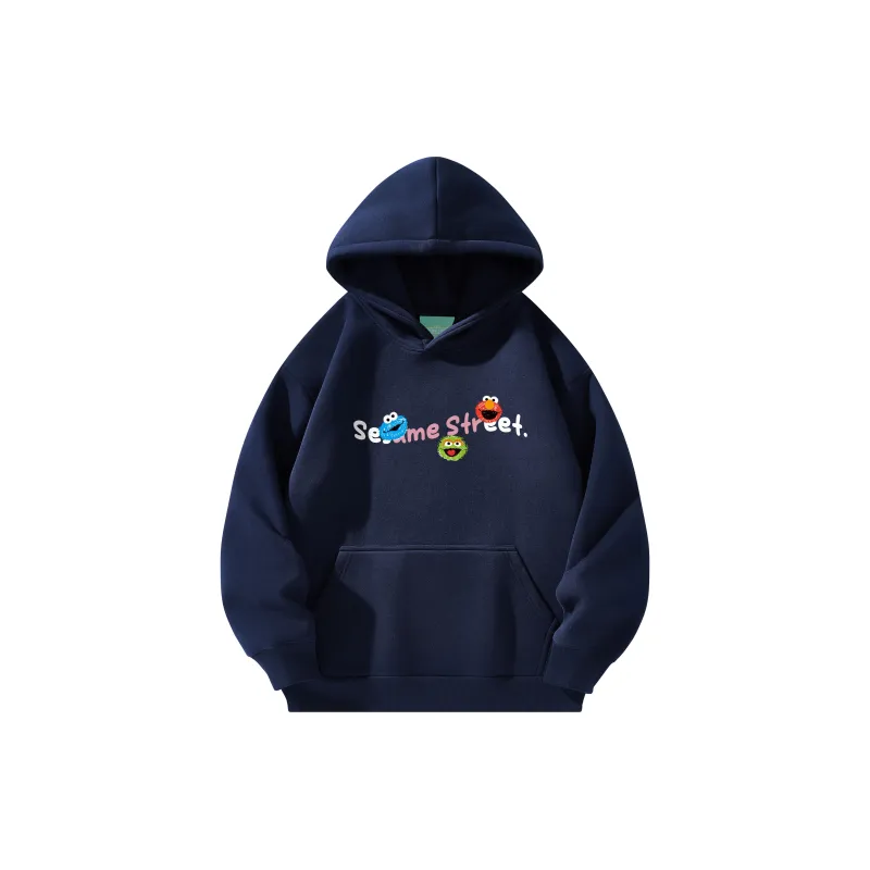 SESAME STREET Sweatshirt Thickened And Fleece Lined Unisex-18