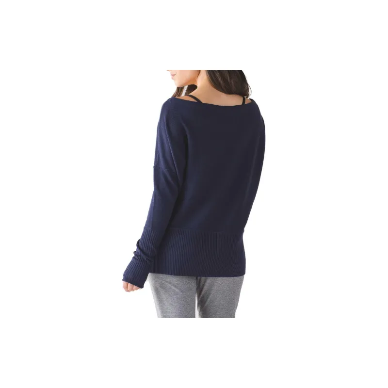 Lululemon Sattva Sweater Women's Navy Blue-1