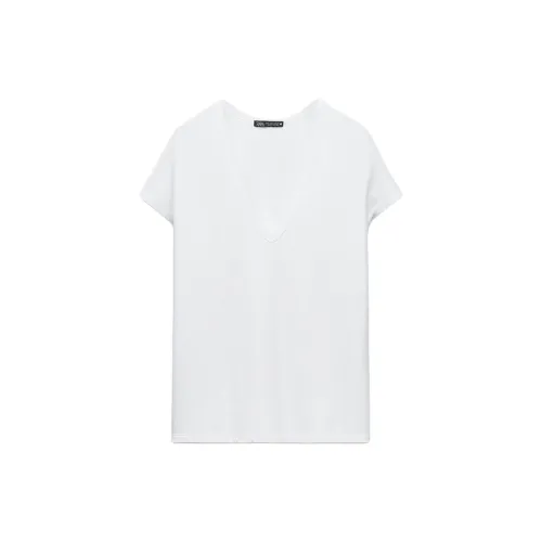 ZARA T-Shirts Women's White