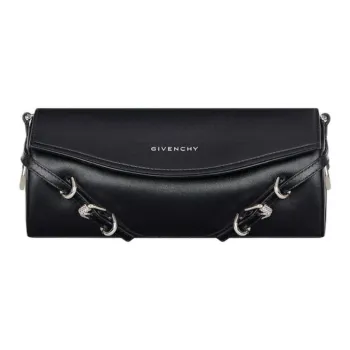 Givenchy Voyou Grain Bright Calfskin Shoulder Bag, Crossbody Bag Men's Black