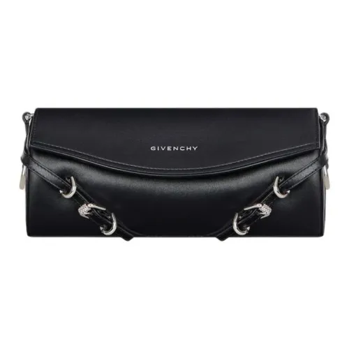 Givenchy Voyou Grain Bright Calfskin Shoulder Bag, Crossbody Bag Men's Black
