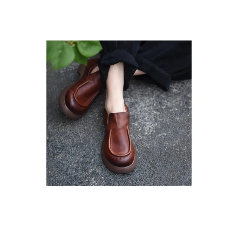 ARTMU Loafers Women's Low Top Brown/Black-11