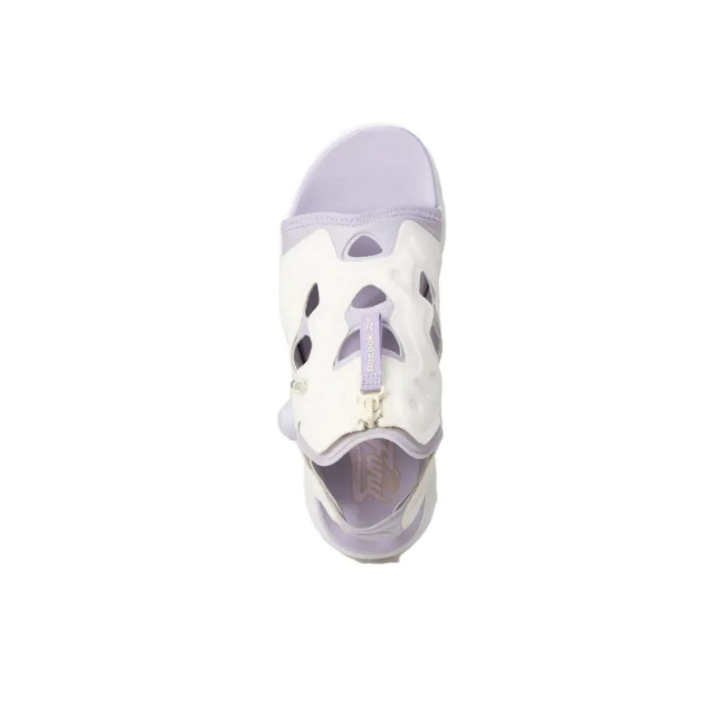 Reebok Instapump Fury Beach Sandals Women's White Purple-3
