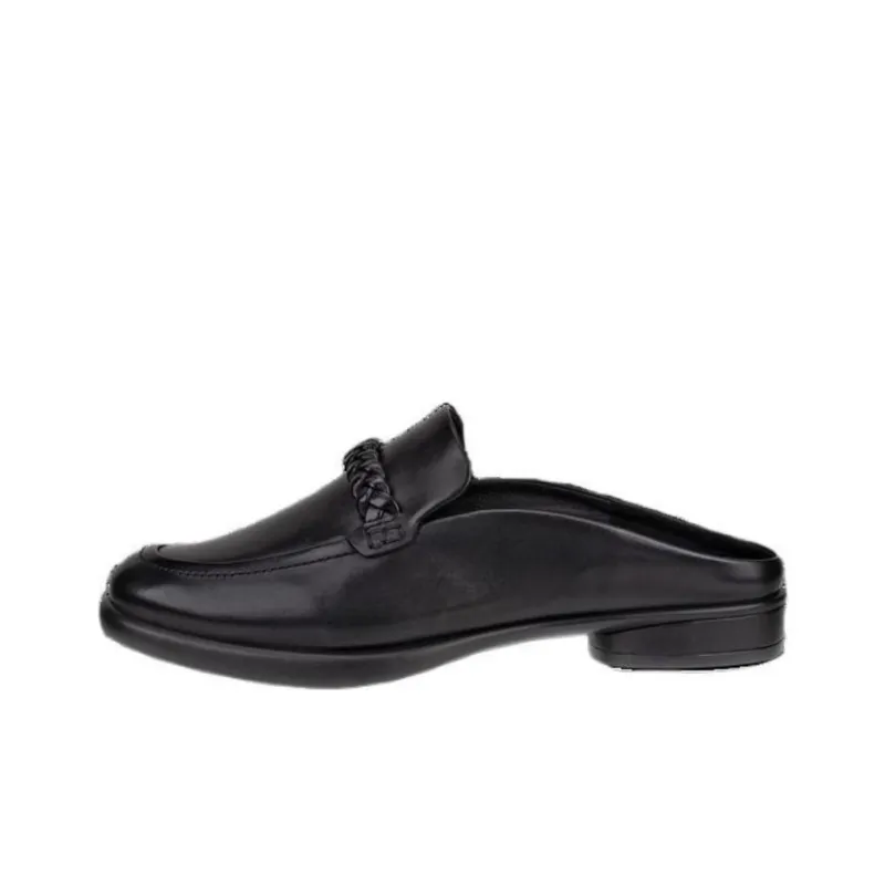Ecco Slip Resistant Wrap toe Slippers Women's Black-0