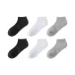 Black Short 2-White Short 2-Gray Short 2[6 Pack]