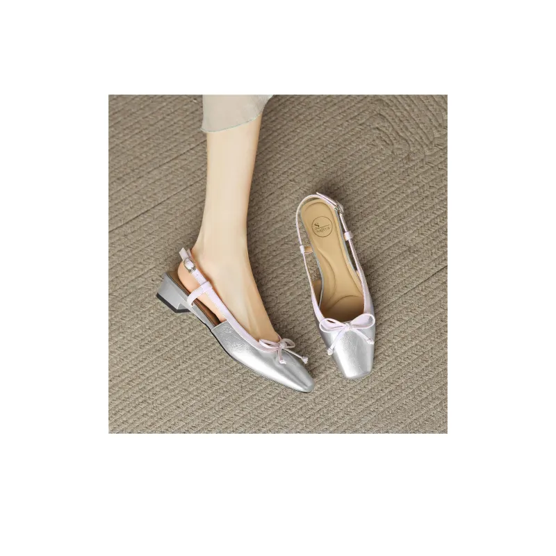 Safiya Strap Sandals 3.5cm Women's Silver-7