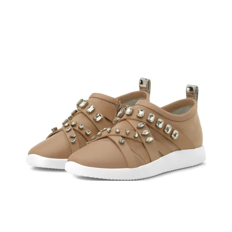 Giuseppe Zanotti/GZ Christie Low-Top Casual Shoes Women's Brown-2