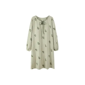Lan Miao Nightgown Women's Light Green
