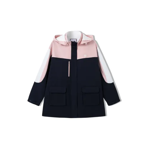 Elle Active Jackets Women's Navy Blue/Pink