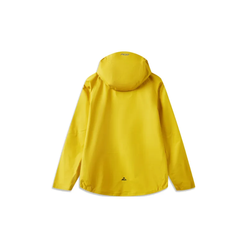 LiNing Running Collection Waterproof, Windproof, And Breathable Windbreaker Jacket Unisex Pink Butterfly Yellow-1
