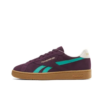 Reebok Club C Anti-Slip Wear-Resistant Low-Top Skateboard Shoes Unisex Burgundy