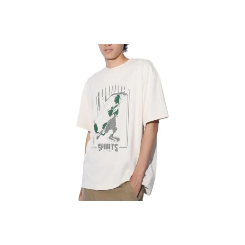 PUMA T Shirts Men Beige-4