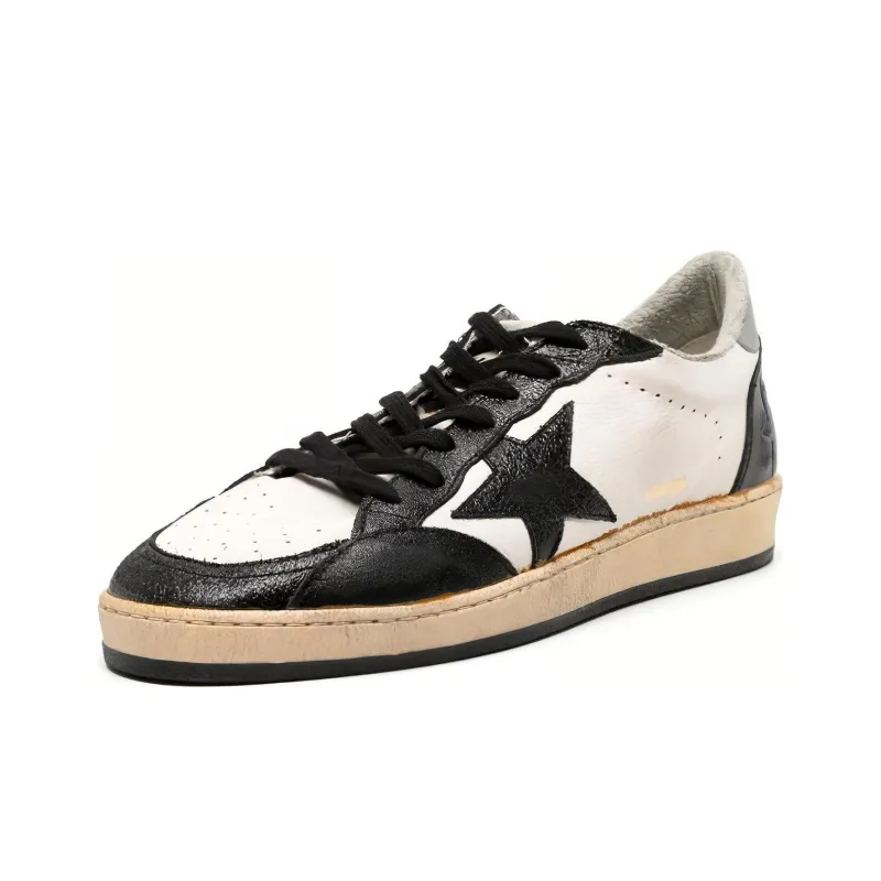 Golden Goose Ball Star Black White Royal-2
