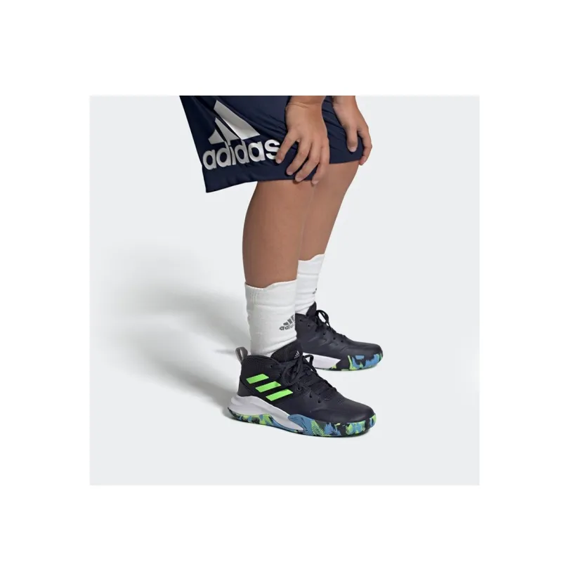 adidas Own The Game J Wide 'Legend Ink Signal Green'-6