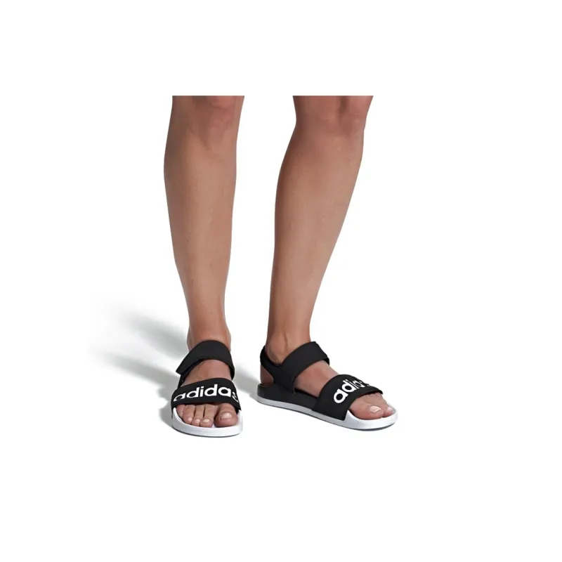 Adilette Adidas Sandal 'Black Cloud White'-4