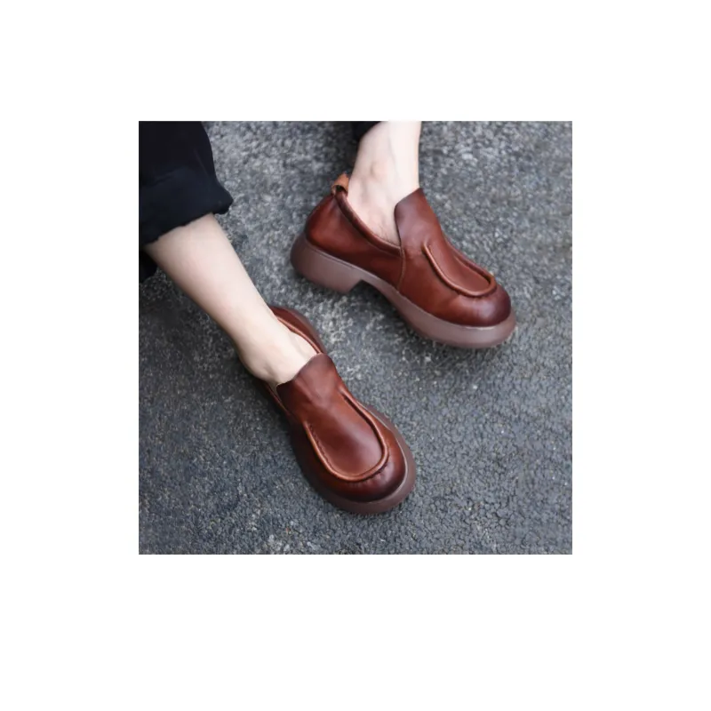ARTMU Loafers Women's Low Top Brown/Black-8