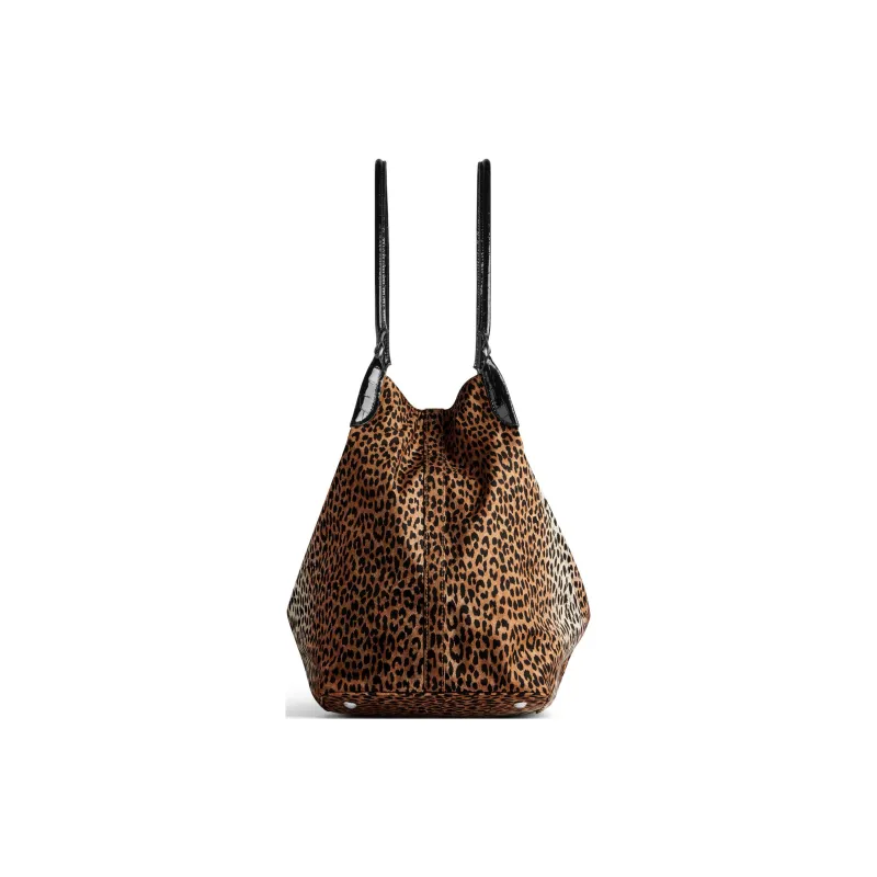 Balenciaga Genève Leopard Printed Large Hobo Bag-2