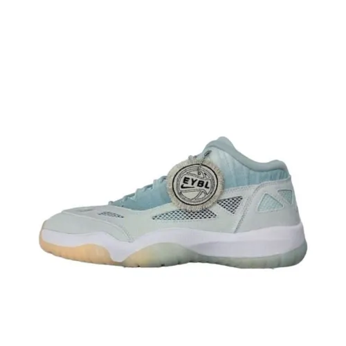 jordan women Air jordan women 11 Anti Slip Wear Resistant Mid Top Youth jordan women Point Lane Unisex Light Cyan