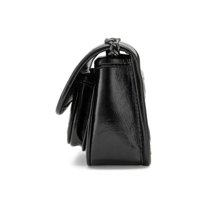 JOSINY Synthetic Leather, Cow Split Leather Commute Shoulder Bag Regular Women's Multicolor-5